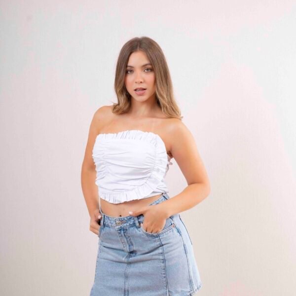 Blusa estraple Key