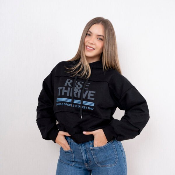 Polera Negro Rustica